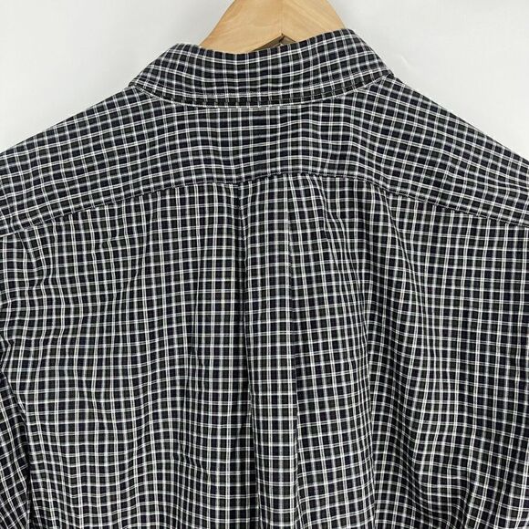 Ralph Lauren Shirt Size XL Mens Navy Green Blake Long Sleeve Button Up Plaid - Picture 6 of 7
